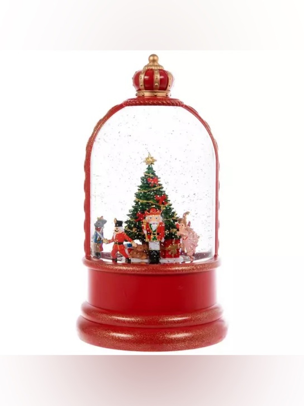 Nutcracker LED Snow Globe